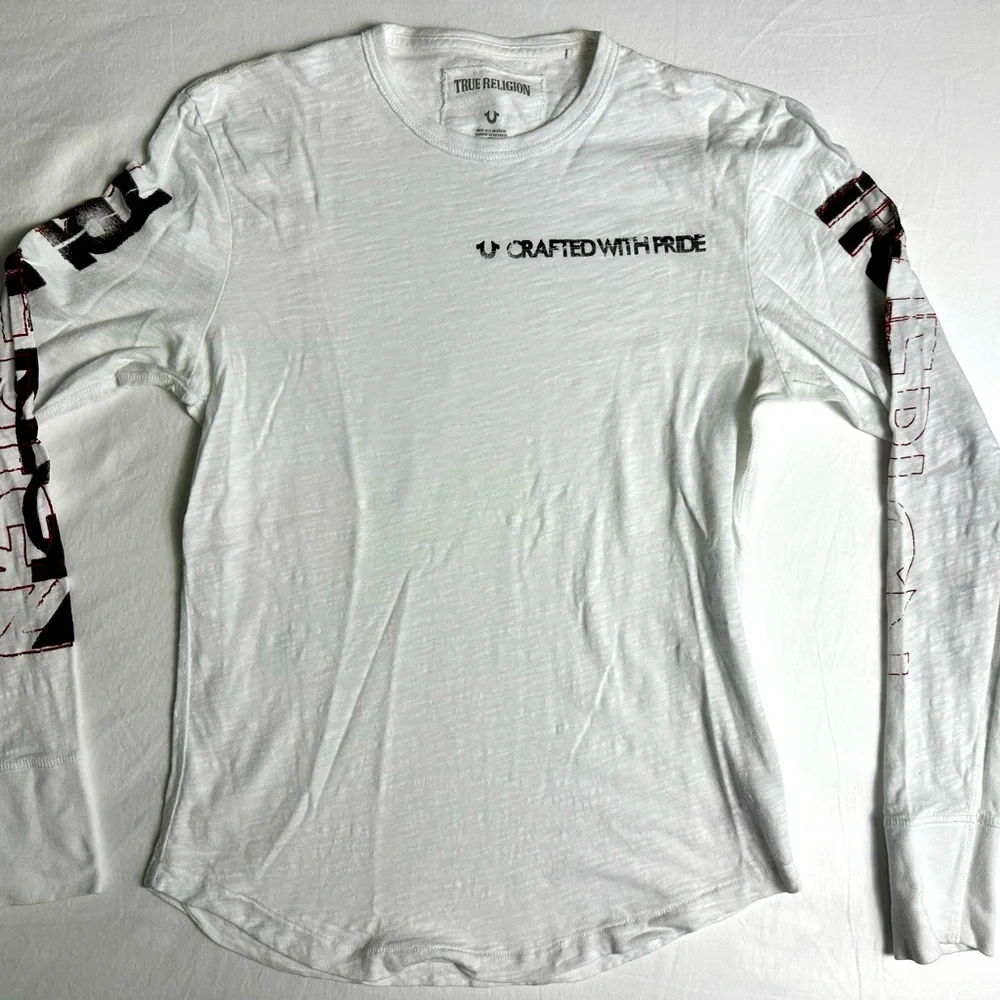 Men’s True Religion Long Sleeve Graphic T-Shirt Size S